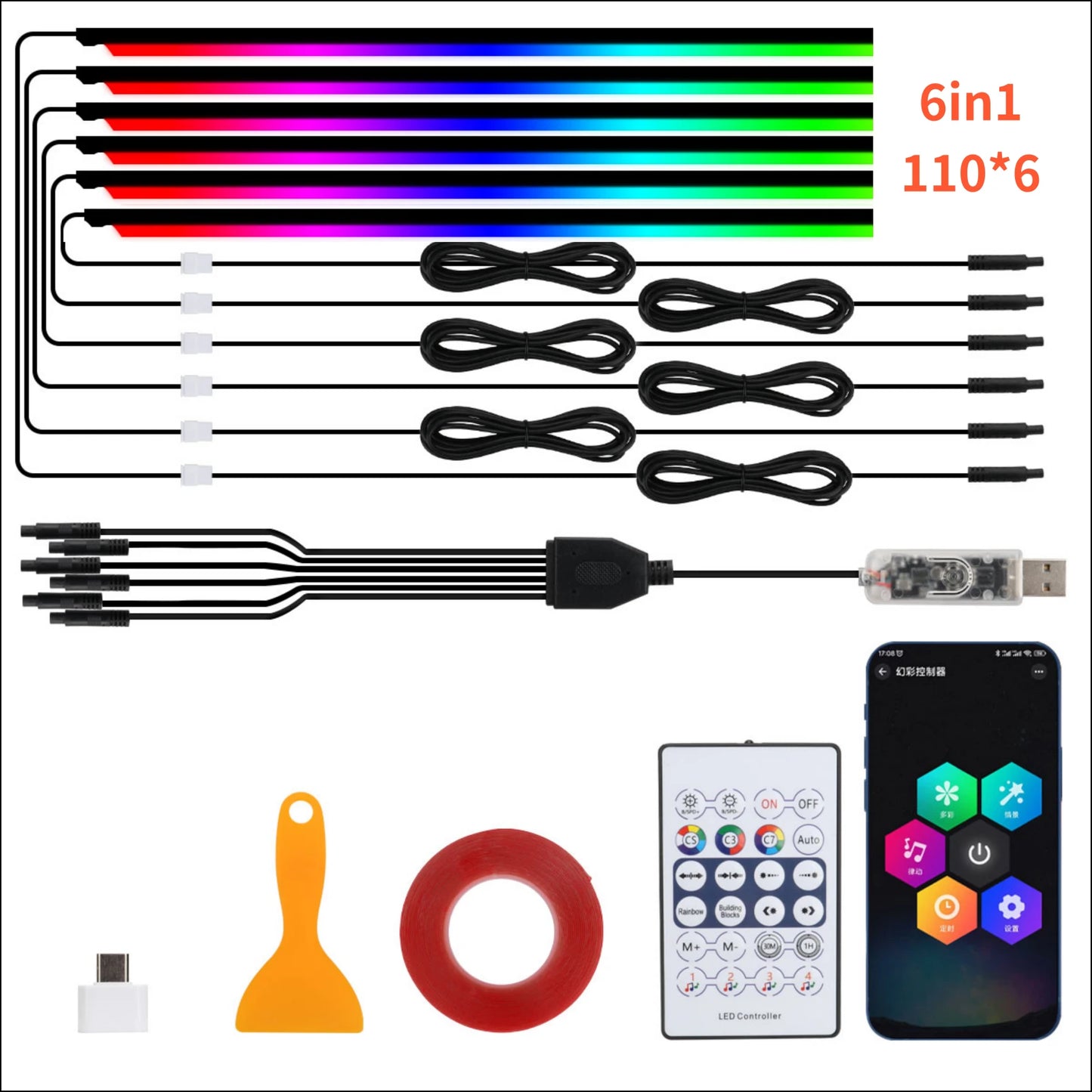 LED Stripes Innenbeleuchtung