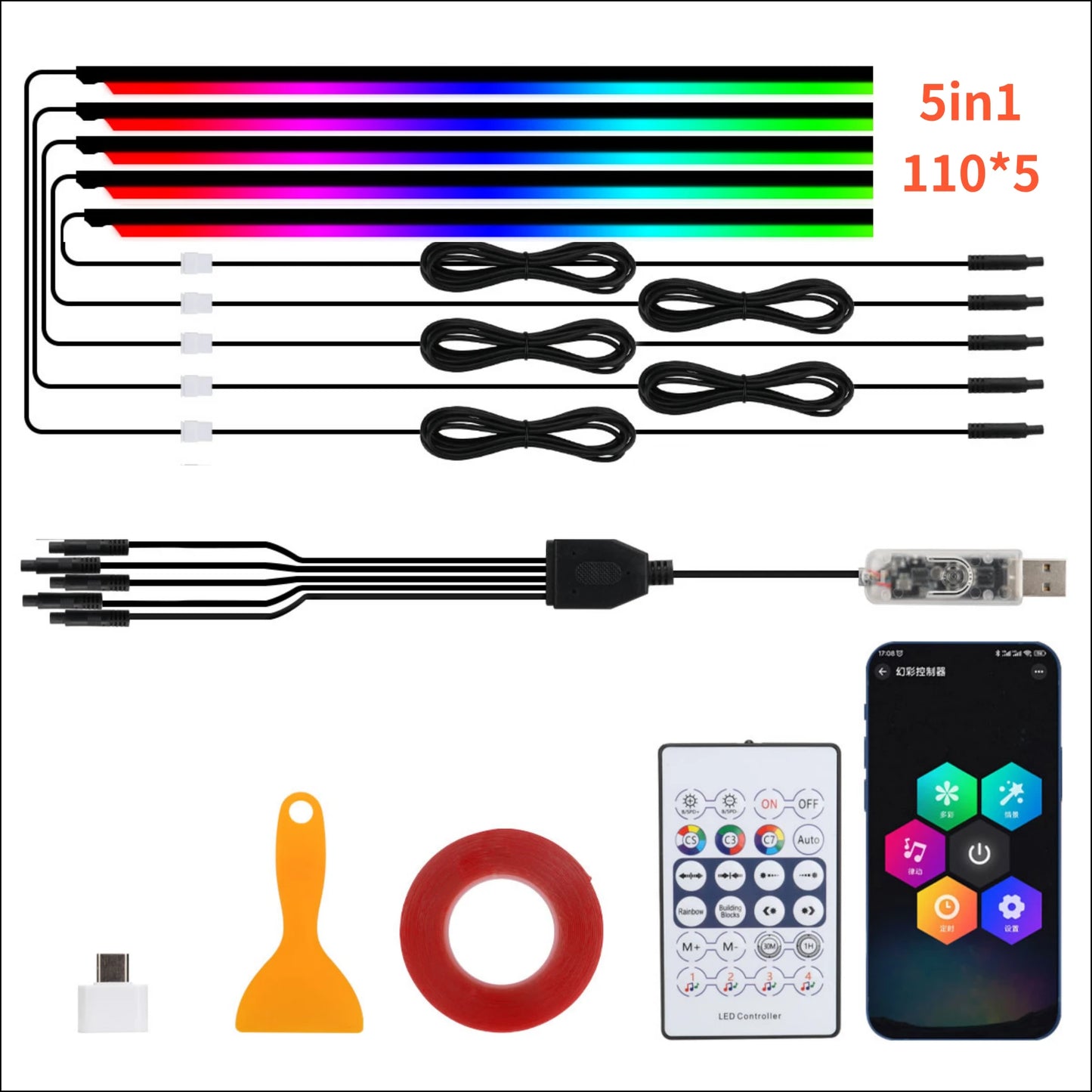 LED Stripes Innenbeleuchtung
