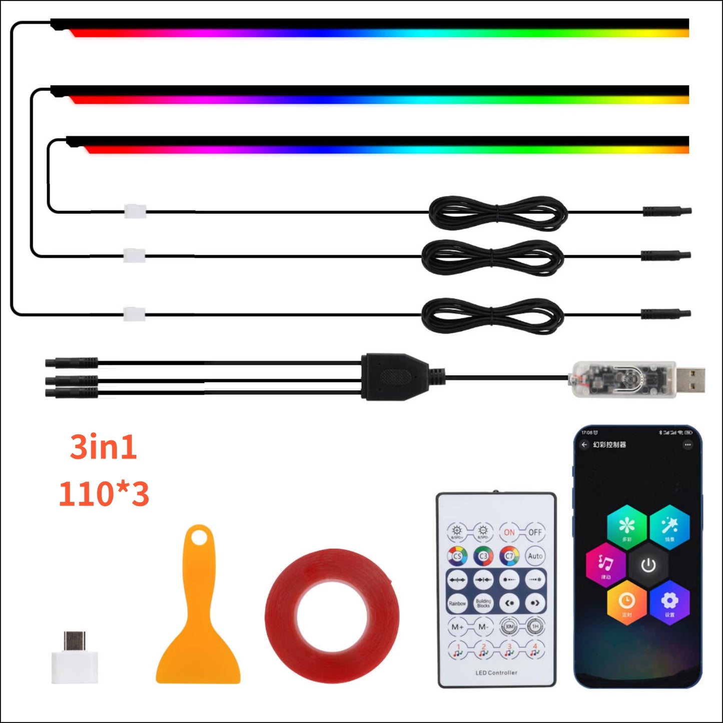 LED Stripes Innenbeleuchtung